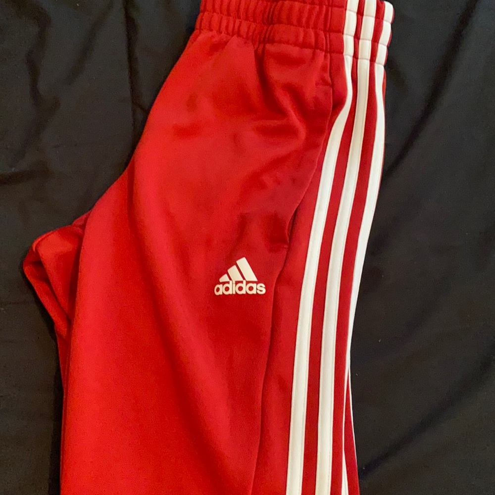 Red Adidas Joggers